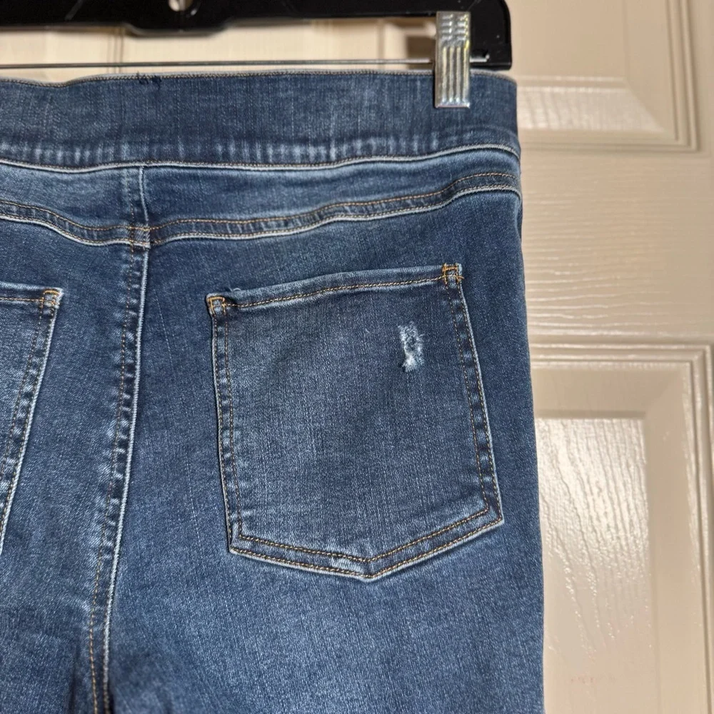 SPANX Dark Blue Skinny Jeans Size M - Picture 3 of 8